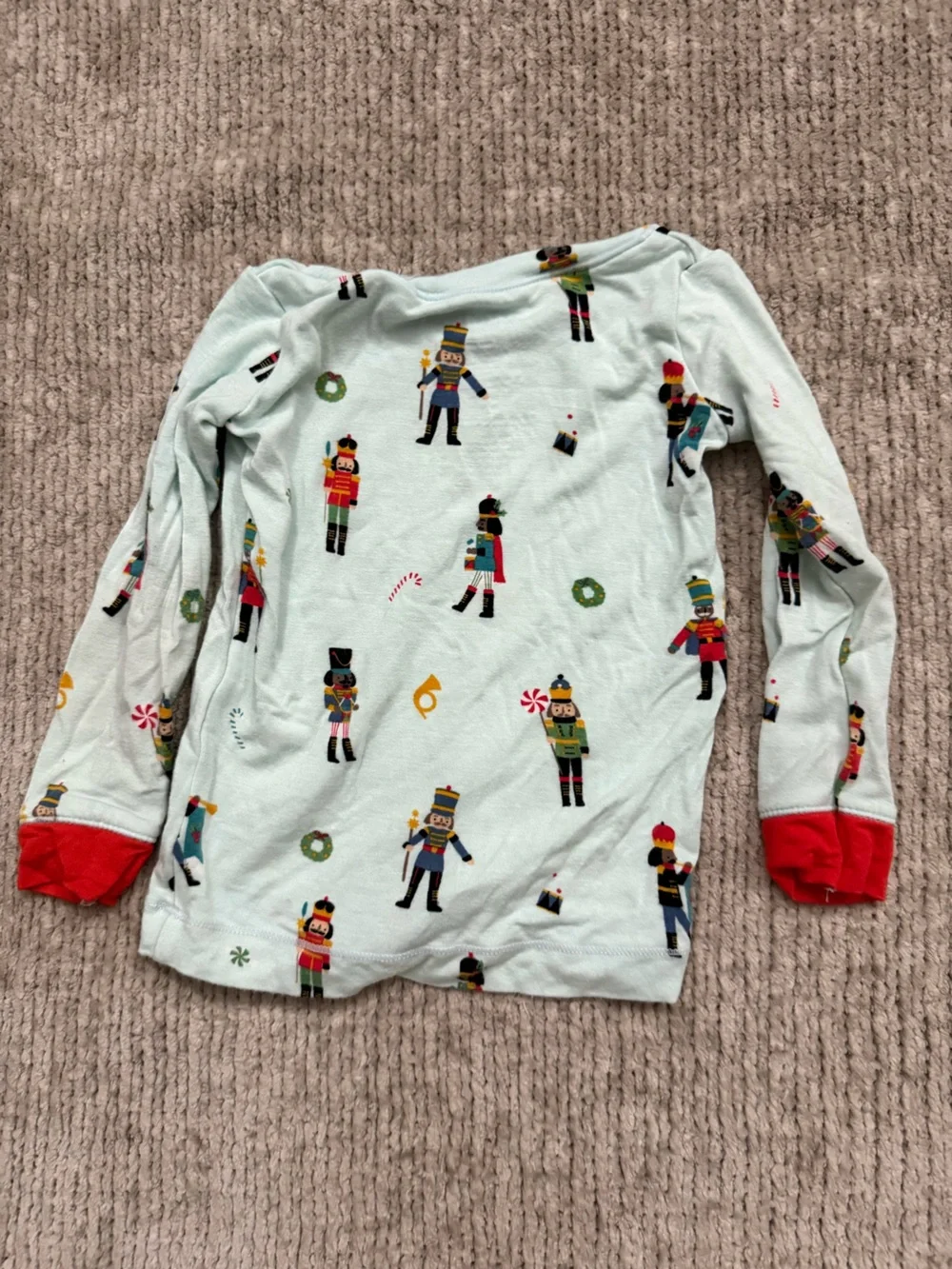 Angel Dear Nutcracker Christmas Pajama Set 12-18M Bamboo Holiday PJs